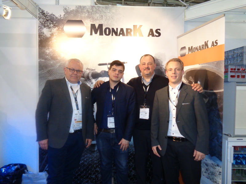Представители OOO Бинур-Техно встретились на выставке BAUMA-2016(Мюнхен, Германия) со своими партнерами из Monark AS и TECSO S.A.